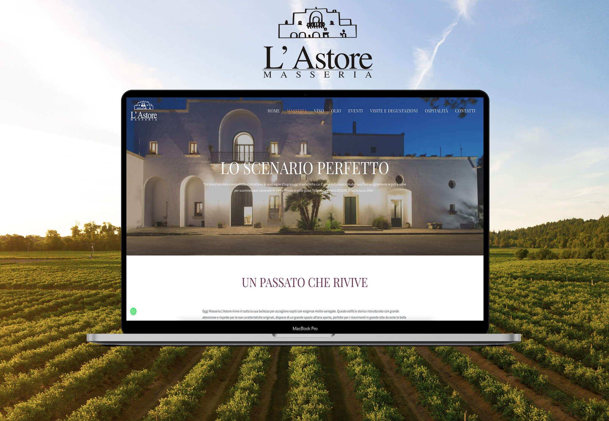 L'Astore Masseria Website